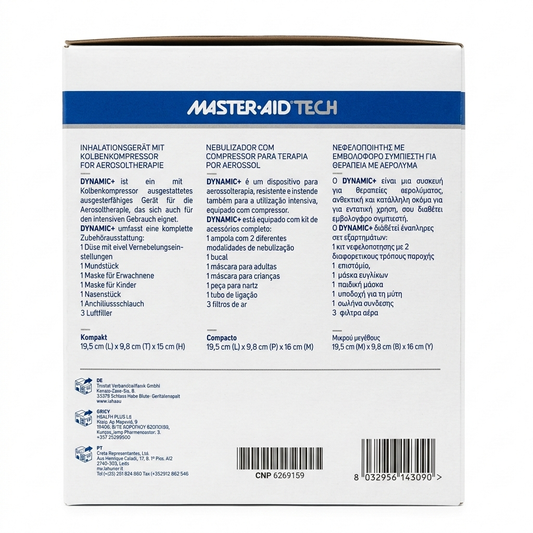 AEROSOL a pistone M-AID DYNAMIC+ per AerosolTerapia, per tutta la famiglia