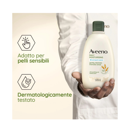 Aveeno detergente Intimo 500ml Emolliente protettivo, adatto a pelli sensibili