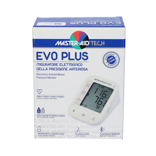 Master-Aid Tech Evo Plus Misuratore Pressione Elettronico con 5 anni di garanzia