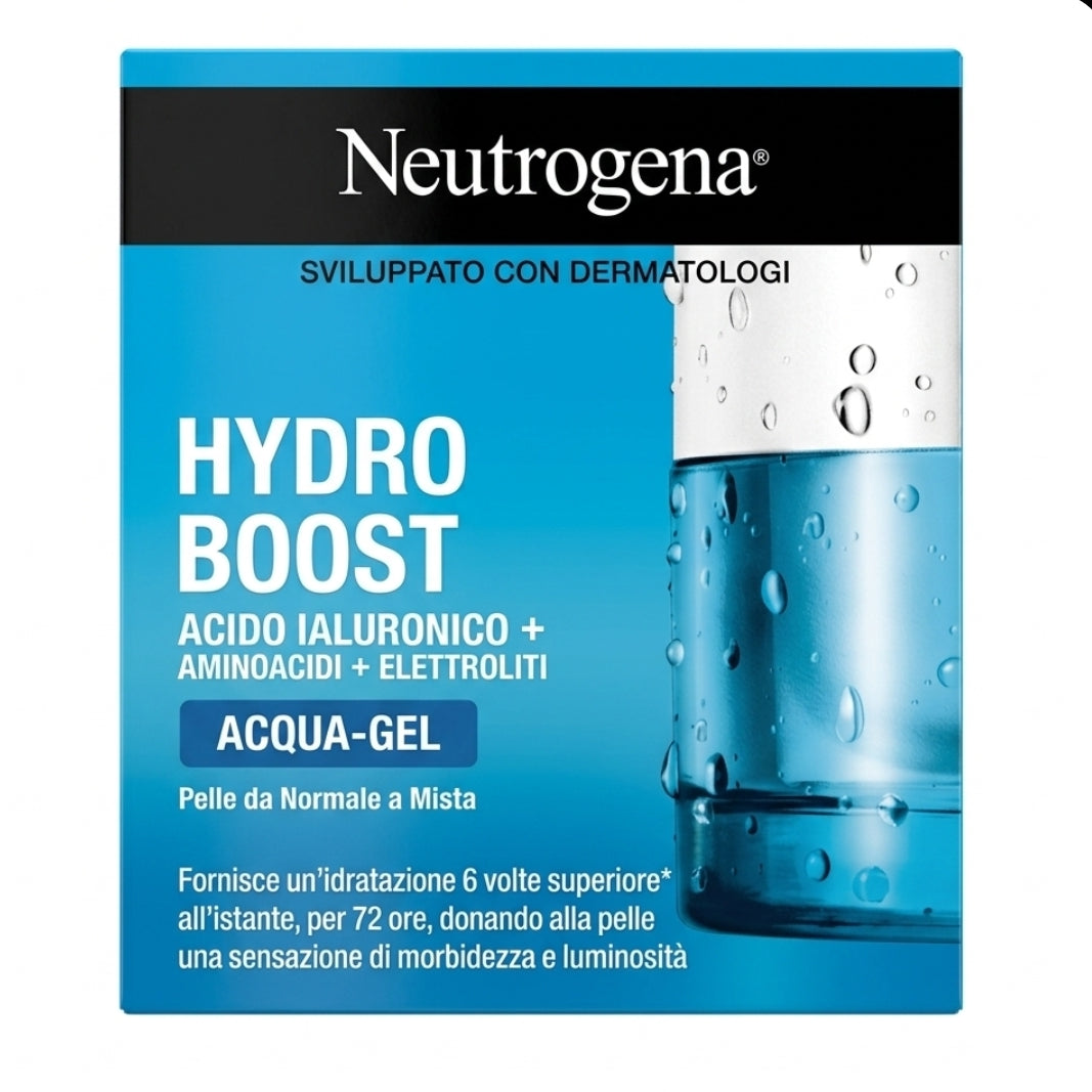 Neutrogena Hydro Boost Acqua Gel, +20% di acido Jaluronico, NUOVA FORMULA - 50ml