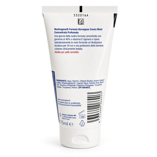 Neutrogena CREMA MANI CON PROFUMO concentrata protettiva e idratante 75ml