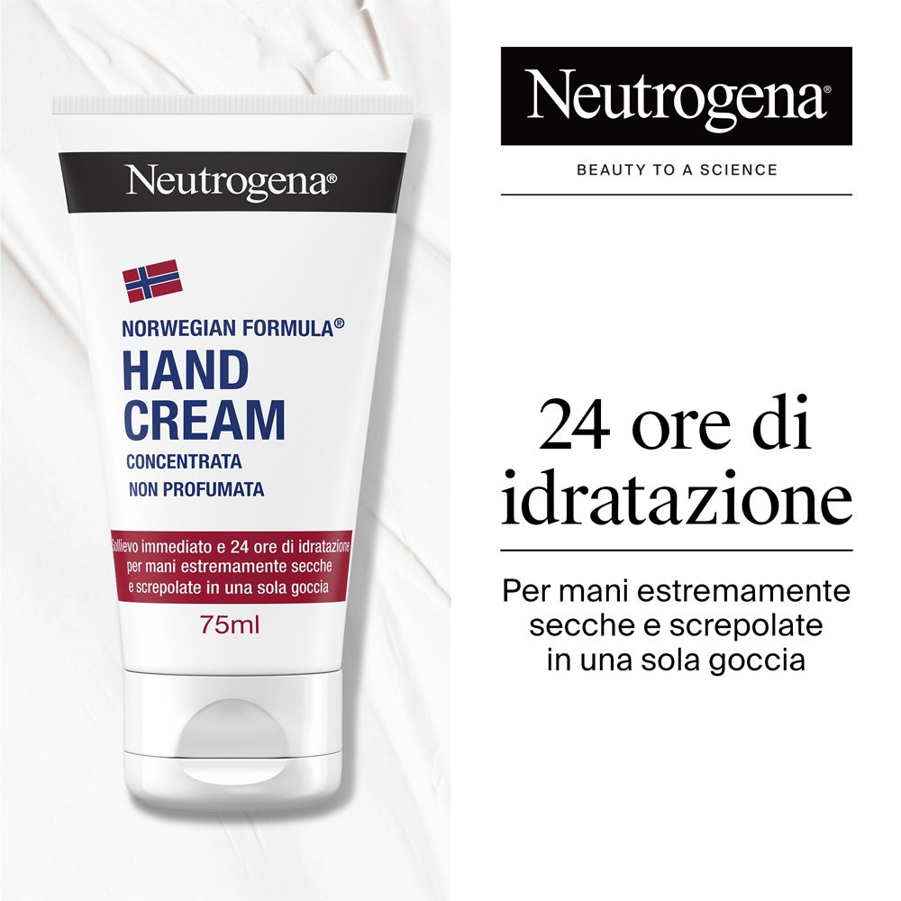 Neutrogena CREMA MANI concentrata protettiva e idratante SENZA PROFUMO 75ml