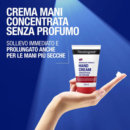 Neutrogena CREMA MANI concentrata protettiva e idratante SENZA PROFUMO 75ml