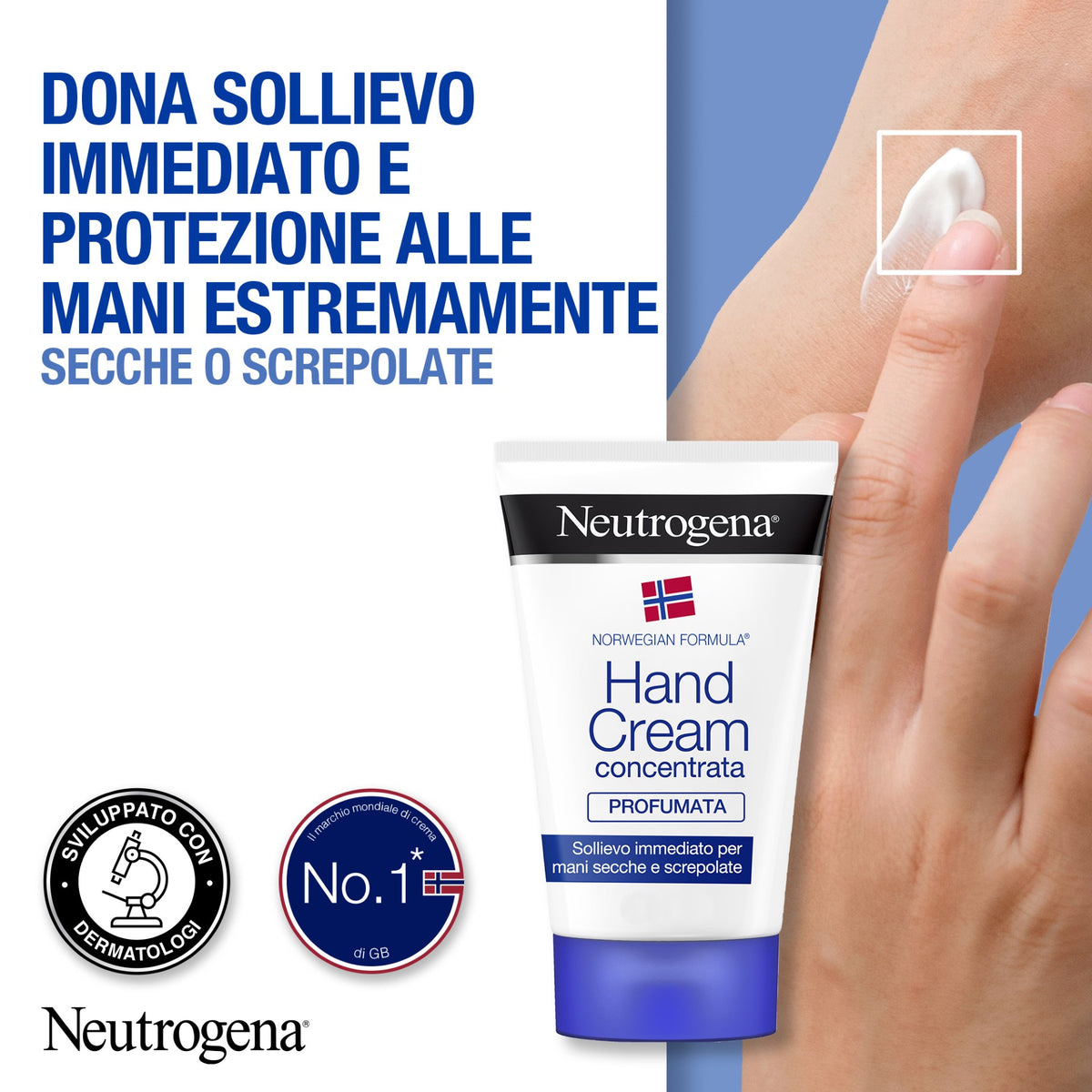 Neutrogena CREMA MANI CON PROFUMO concentrata protettiva e idratante 75ml
