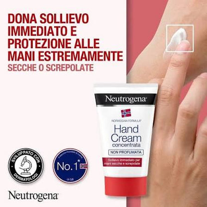 Neutrogena CREMA MANI concentrata protettiva e idratante SENZA PROFUMO 75ml