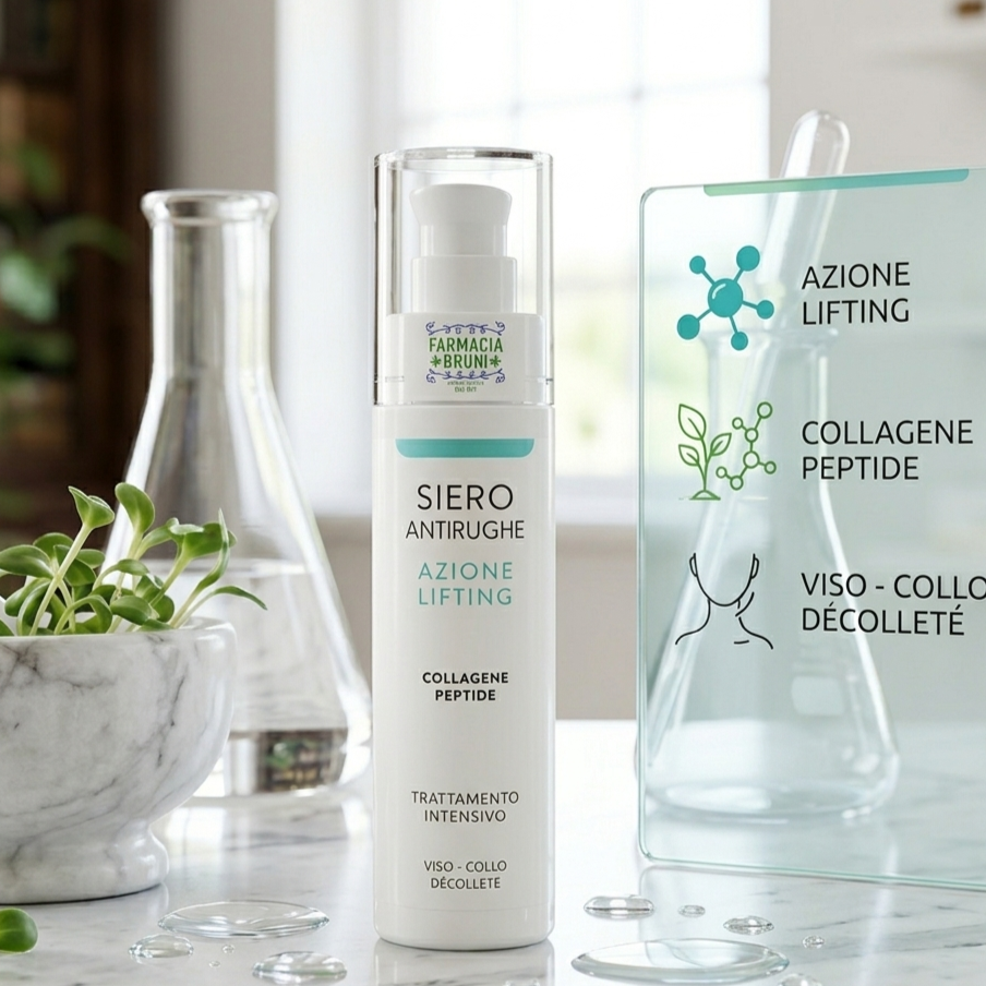 Siero Antirughe AZIONE LIFTING, Collagene Peptidi LDF, Laboratorio della farmacia 30ml