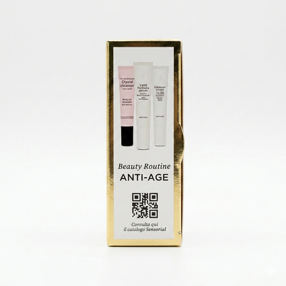 Cofanetto MINI Beauty Routine: ANTI-AGE Olio detergente + Lipidico Multi Protettivo + Glamour Cream