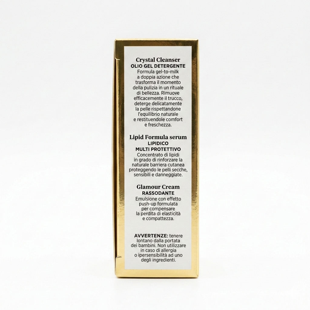 Cofanetto MINI Beauty Routine: ANTI-AGE Olio detergente + Lipidico Multi Protettivo + Glamour Cream
